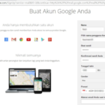 panduan pengisian Informasi akun google