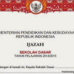 juknis penulisan ijasah 2015