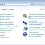 control panel windows