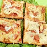 cara membuat pizza roti tawar teflon