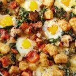 Resep sarapan pagi telur sayur Panggang Kentang