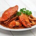 Resep kepiting saus Padang Asam Manis