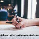 contoh narrative text beserta strukturnya